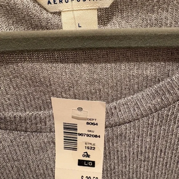 Aeropostale Heather Gray Short Sleeve Top - Picture 4 of 4
